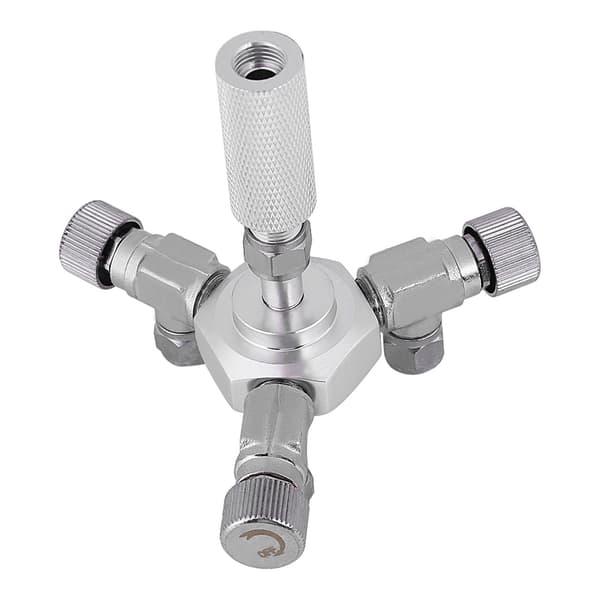 Akvarium CO2 Splitter Ventil Multi Veis Akvarium Regulator 3 Veis