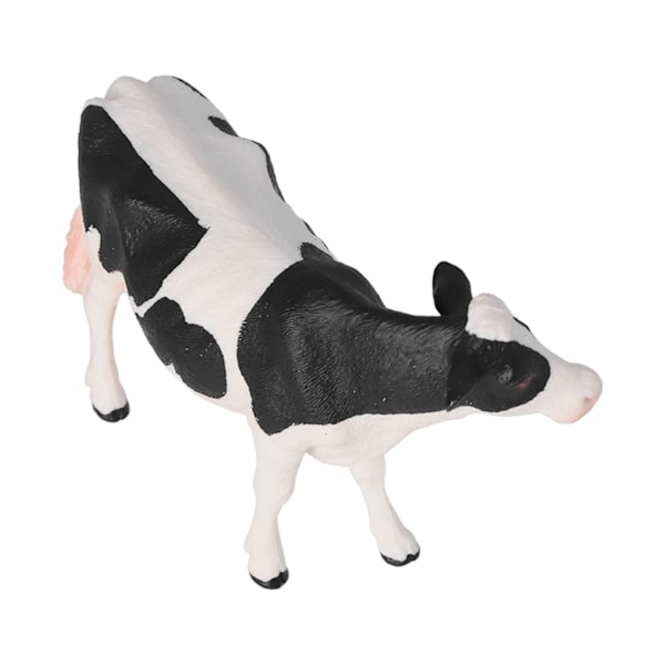 Solid Cow Simulation Model Vivid Plastic Children's Farm Animal Model Toy for Imagination and Creativity Stimulation