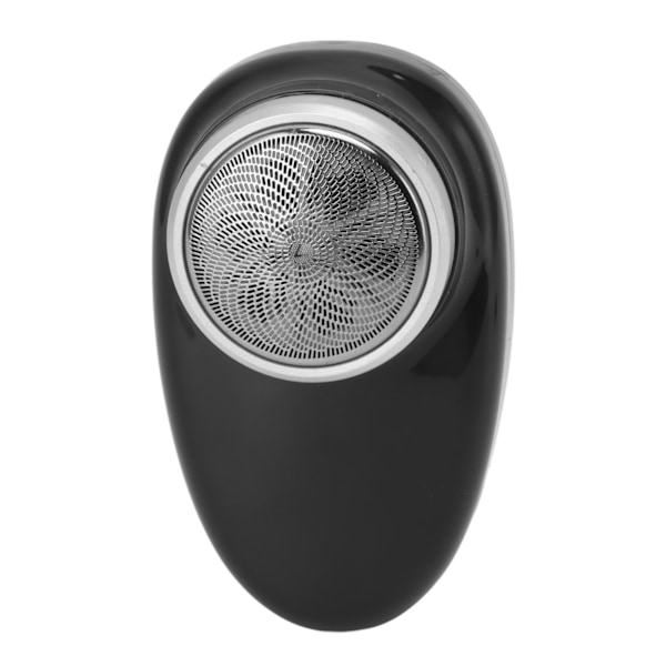Mini Elektrisk skäggklippare Roterande Hårtrimmer USB Laddning Bärbar Trimmaskin Svart