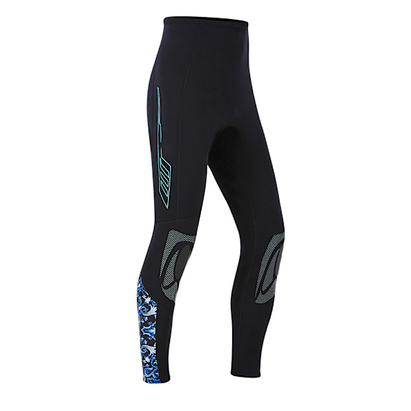 1,5 mm:n Sukellushousut Pitkät Housut Vesilajeille Snorklaukselle Surffaukselle Miehille Sininen M