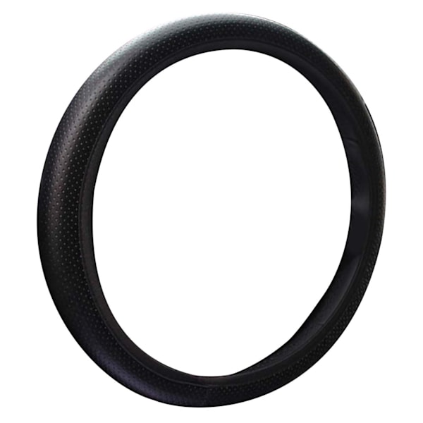 Rattskin 38cm Diameter Universal Pasform Kunstig Læderbeskyttelse til Modifikation Sort