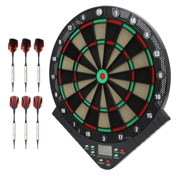 Elektronisk darttavla poäng Dart platta Hållbar plast Dart Target Set Speltillbehör