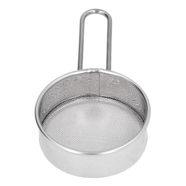Mini rund mjölsil 304 rostfritt stål Fin 40 mesh Liten professionell mjölsil för hembagerier Tårtaffärer En minimjölsil
