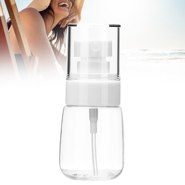 U-formad sprayflaska tjockbottnad Ultrafin Mist Kosmetikaflaska 30 ml (Transparent)