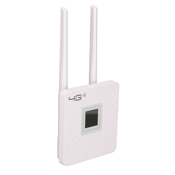 4G LTE CPE-router 150 Mbps DC 12V 1A 50 til 60Hz RJ45-interface 4G trådløs router med 1,44-tommer smart LCD-skærm AC 110‑240V EU-stik
