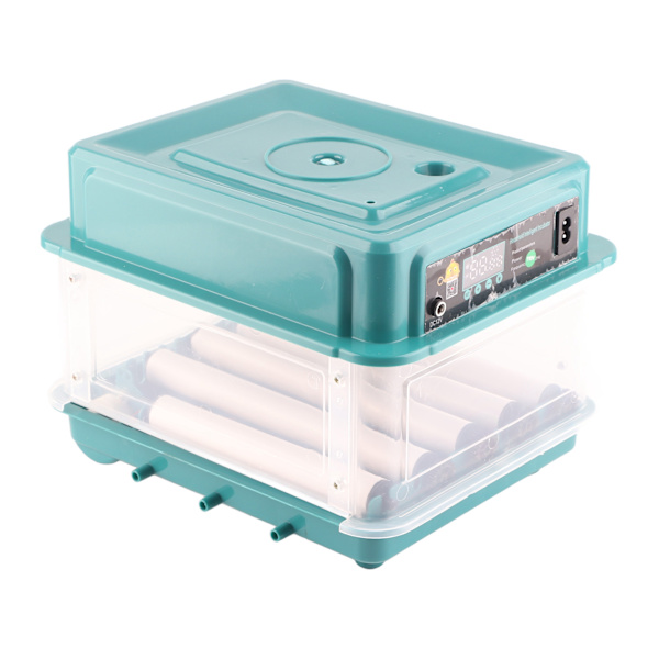 Egg Incubators Automatic Adjustable Tray Incubator Household Egg Turner for Hatching US Plug 110V 12 Eggs