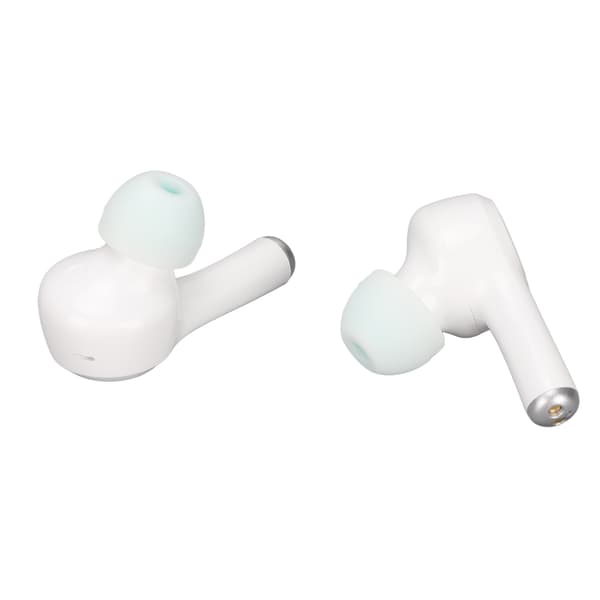 Trådlösa översättare hörlurar med Bluetooth 5.2 - Stöder 84 språk, 5 lägen, brusreducering (vit)