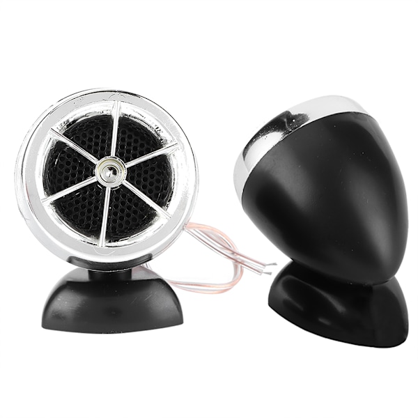 1200W 12V Diskant Mini Horn Musikkuppe Høytaler for Billaudsystem Sølv