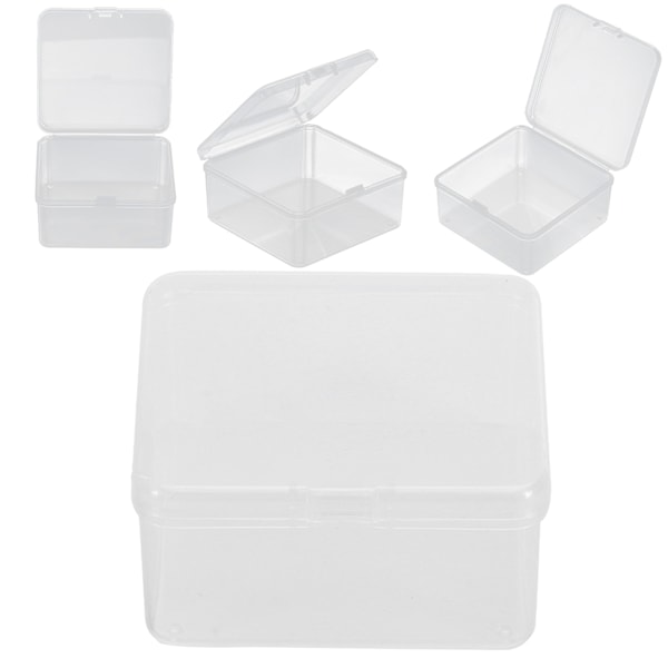 Transparent ansikts Jawline Trainer Box förvaringsväska Behållare för Jawline träningsbollar 7 x 3,5 cm / 2,8 x 1,4 tum