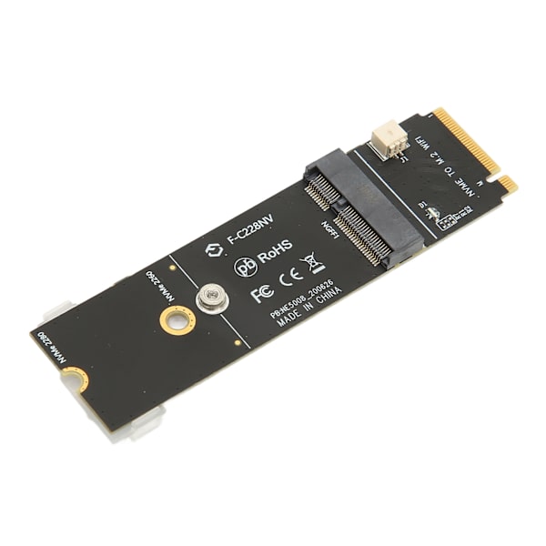M.2 A+E -liitäntä M.2 M -liitäntäkortti Kestävä Vaka M.2 A+E -liitäntä M.2 M -liitäntä SSD Riser-kort verkkokortille M.2 SSD