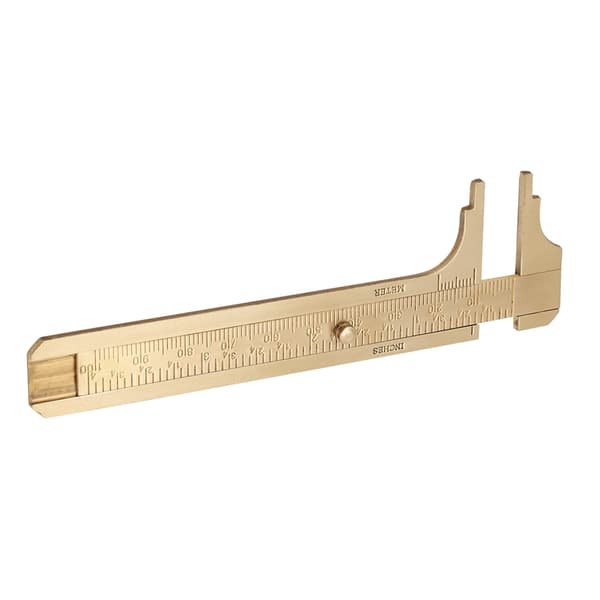 Messing Vernier Caliper 100mm Præcisionsmåleværktøj