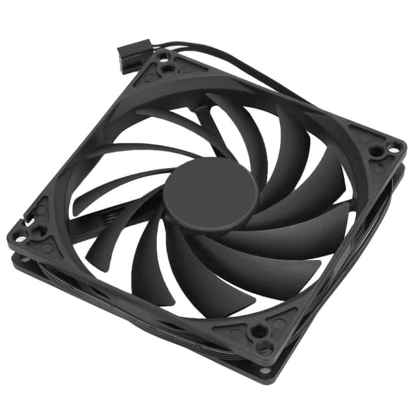 Ultratynn PC-kjøler 12V PWM CPU-kjøleventilator for stasjonær datakjøling