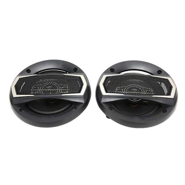 2 stk Bilkoaksiale Høytalere 300W Full Range Bass 4 Ohm 4 Tommer Stereo Bilsystem Høytalere