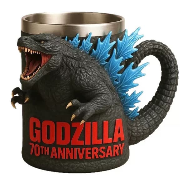 Sininen Godzilla 70-vuotisjuhla 3D-muki