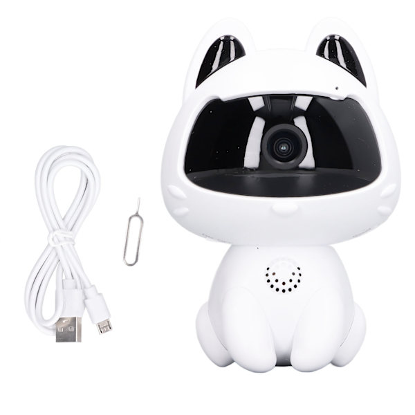 Wireless Security Camera Motion Detection Two-Way Voice Robot Pet Shape Indoor Surveillance Camera