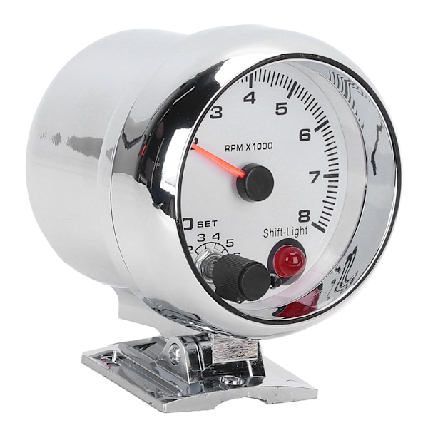 Varvräknare 3,75 tum 0‑8000 RPM 7 färgbakgrundsljus för 4/6/8 cylindriga 12V bensindrivna fordon