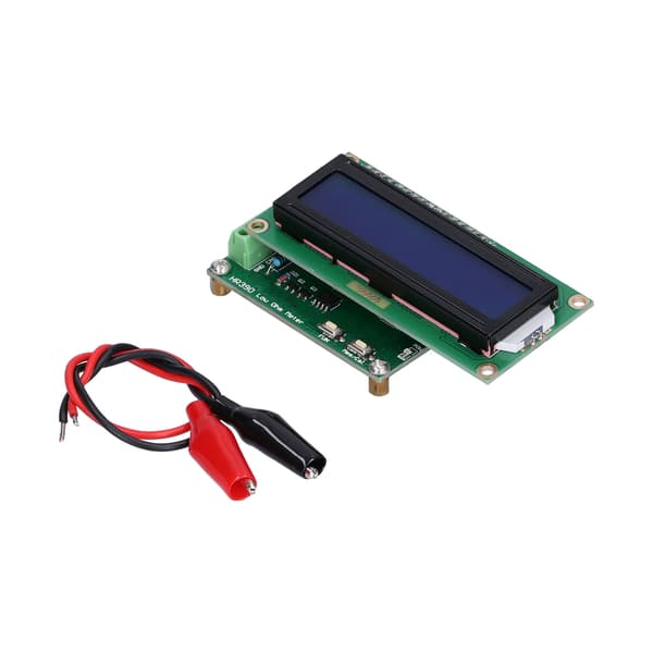 Low Resistance Ohmmeter Milliohm Meter Accurate Capacitance Tester HR390 with Alligator Clip