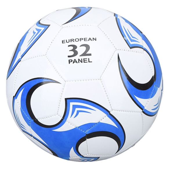 Size 5 Soccer Ball PVC for Competitions Training Exams Official Indoor Outdoor Play Blue