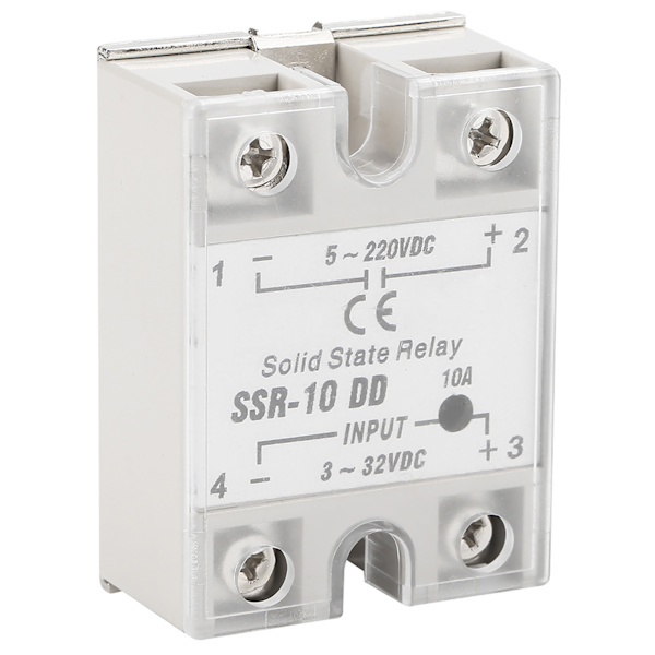 SSR-10 DD 10A 5-220VDC Solid State Relä För Industriell Automationsprocess