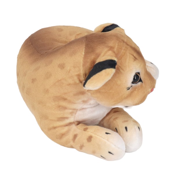 Plysch gosedjur Docka Söt Simulering Djungel Djur Mjukt foder Djur Plysch Doll Leksak för Vardagsrum Sovrum Lejon
