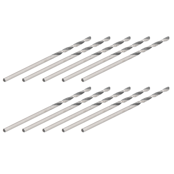 10 kpl suoria varren kierteisiä poranteriä koruille helmiä varten Leimaustyökalu 1,6 mm