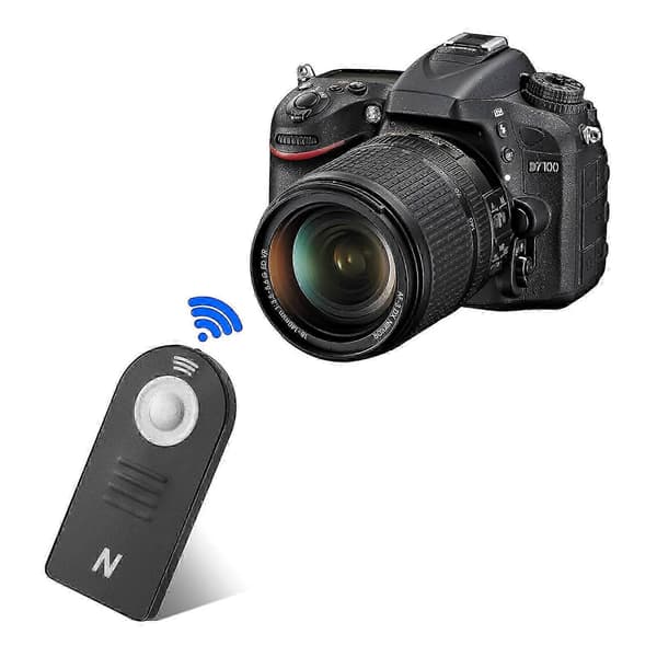 Fjernkontroll Kompatibel med Nikon D60 D600 D610 D70 D70s D7000 D7100 D7200 D750 D80 D90[LD]