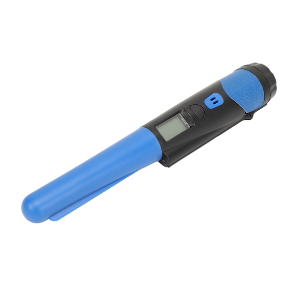 Handmetalldetektor med LCD-skärmsrem Hög precision 360° sidoskanning metalldetektor Pinpointer för vuxna Barn Blå