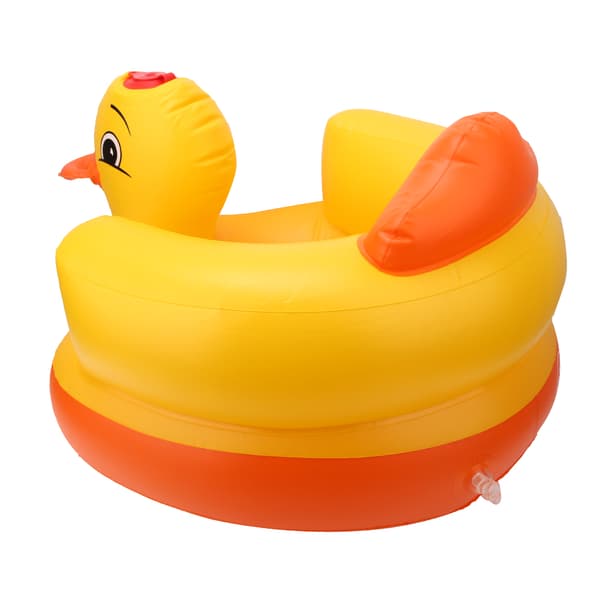 Oppblåsbar Babystol Sofa Sikkerhet Baksete Gul And Design 60KG Bæreevne