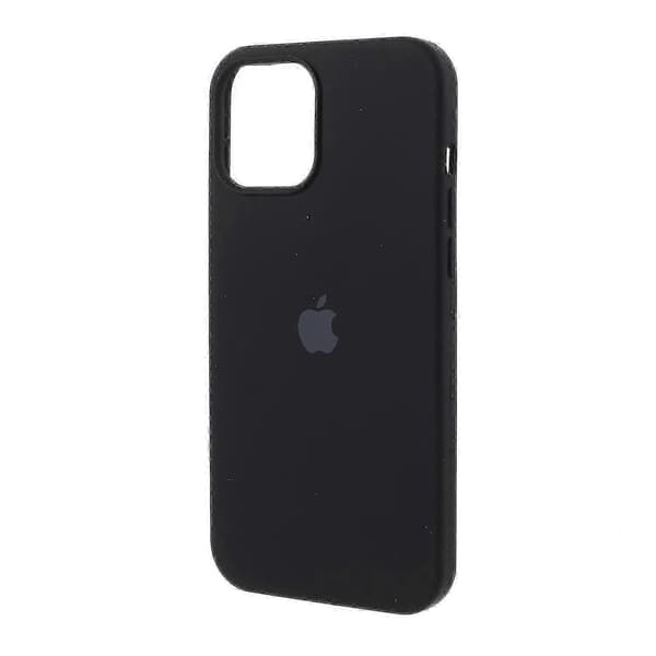 【LD】Silkeblød Solid Silikone Cover Kompatibel med iPhone 12 Mini Etui_Gave Kompatibel med G Black