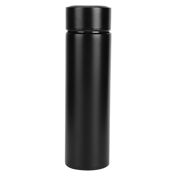 500 ml Vakuumkop Enkel Moderne Rustfrit Stål Isolering Vandflaske til Hjem/Kontor Brug Mat Sort