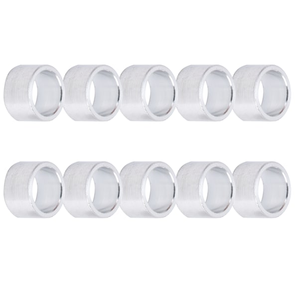 10 st aluminiumlegering distanshållare rund ogängad fristående stödbeslag Ytterdiameter 10mm6mm