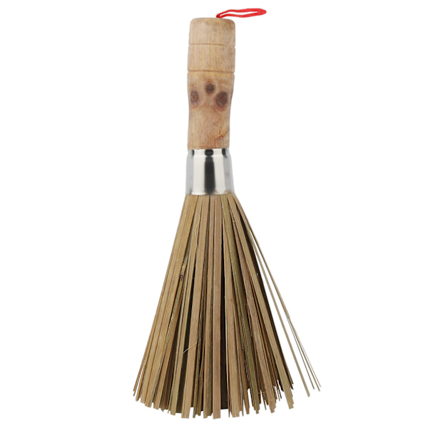Bambu tvättkruka Borste Långt handtag Diskborste Pot Borst Pot Tool