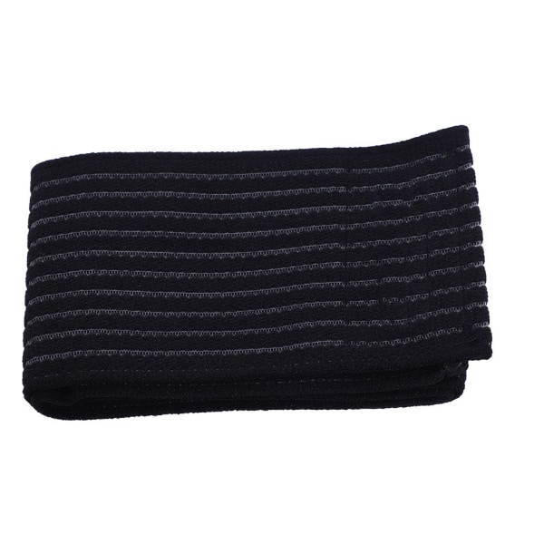 Justerbar ankelstøttepude Beskyttelse Elastisk skinne Guard Support til Gym Fitness Sort