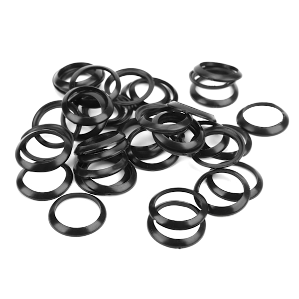 40 stk silikonviklingsrute dekorasjonsring Trimadapter for fiskestang byggedeler 19MM