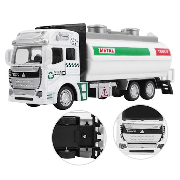 1:48 Vandingsvogn Lastbil Tank Sprinkler Model PullBack Børns Legetøjsmodel (Grøn)