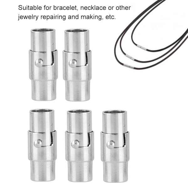 Koppar magnetiskt spänne Halsband Armband Spänne Connector Smycken Göra DIY smycken fynd