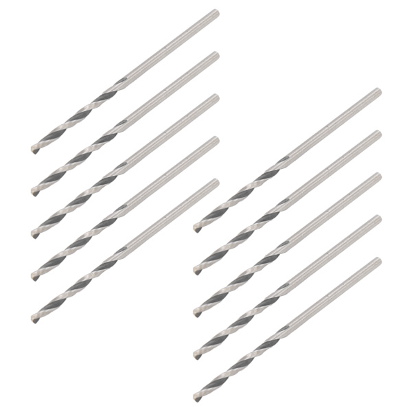 10 kpl suoria varren kierteisiä poranteriä koruille helmiä varten Leimaustyökalu 1,6 mm