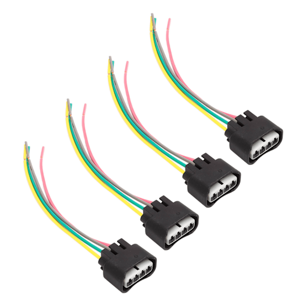 4 stk. Tændspolestik Pigtail Connector Harness Kit 4 Pins Udskiftning til Camry Corolla Highlander Rav4