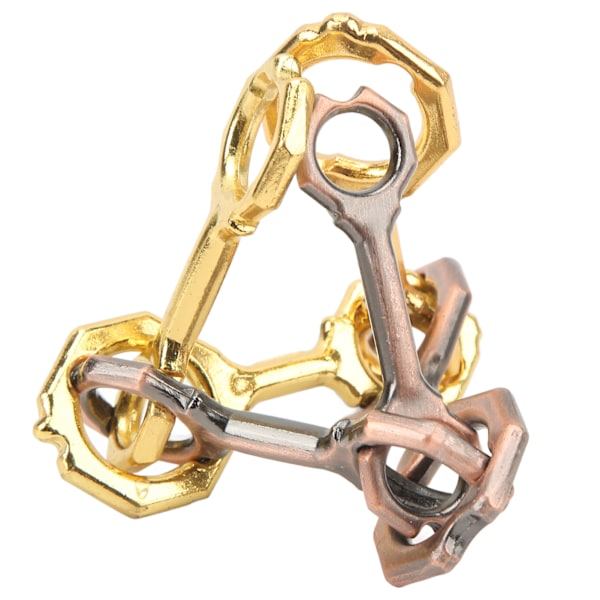 Tetrametrisk Brainteaser Toy 3D Lås upp metalllegeringspussel Hjärnspel Leksak för vuxna barn