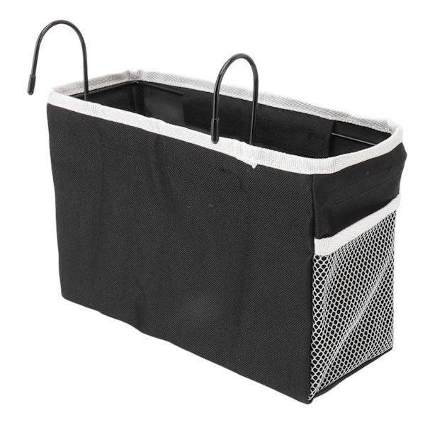 Säng förvaring Korg Krok Hängande Canvas Bag Rail Organisation Hylla för sovsal Office Vardagsrum