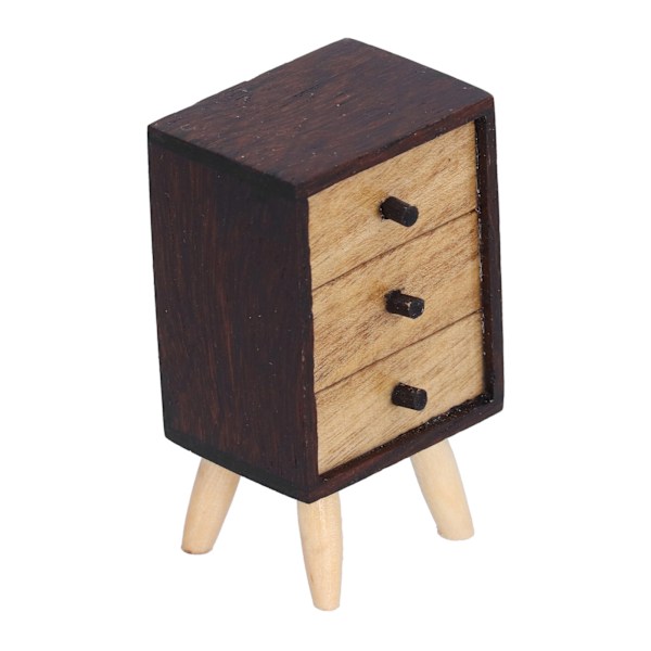 1:12 Dockskåp Lådskåp Skänk Miniatyr Möbeldekoration Tillbehör