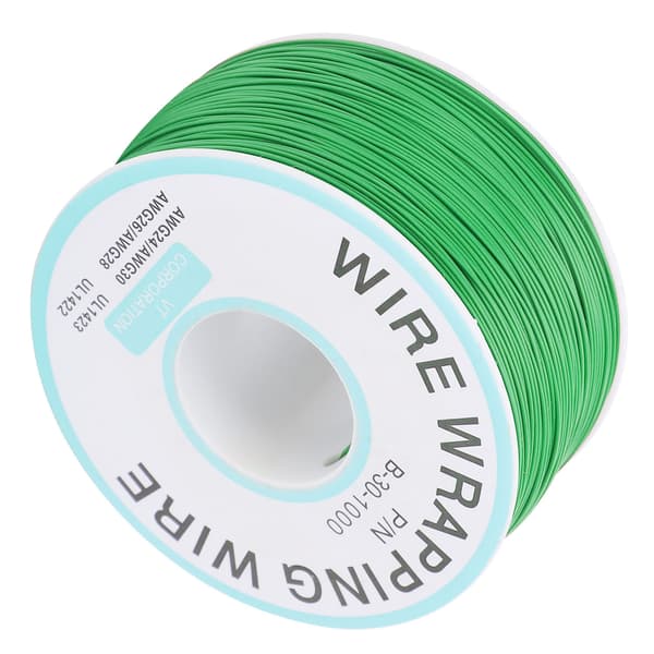 Copper Wire Circuit Board Flying Wire Tinned Single Core Electronic Connection Line Green