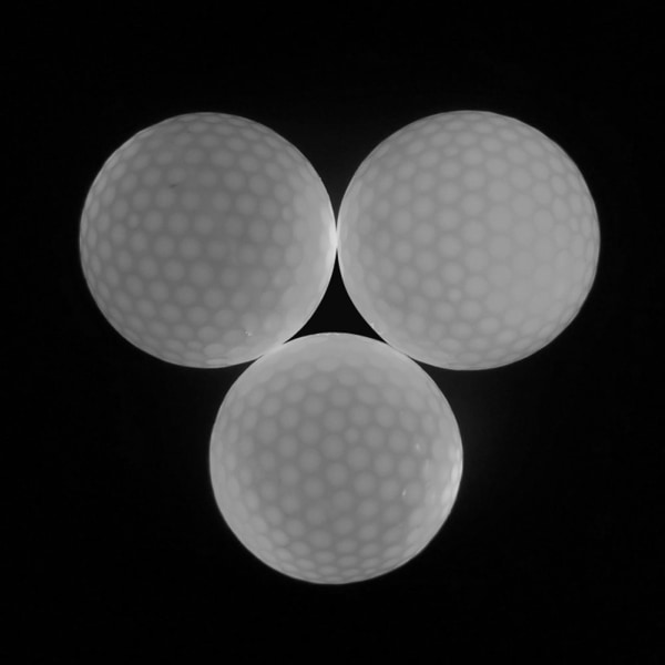 3 stk. øve golfbolde med to lag til indendørs og udendørs træning