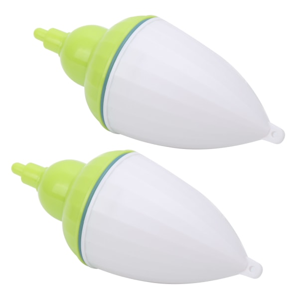 2 stk Plast LED Fiskeflyte Bobber Elektronisk Induksjon for Nattefiske Fiskeutstyrsett 28127-C50