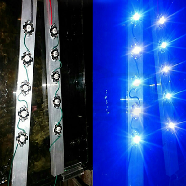 25 st hög ljus integrerad chip ljuskälla LED pärla spotlight glödlampa varm 3000-3200K