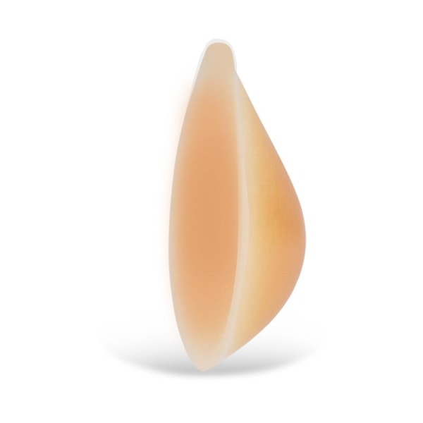 Ett par droppformede brystimplantater i silikon Realistiska og mjuka falske brøst Bröstforstoringsanordningar