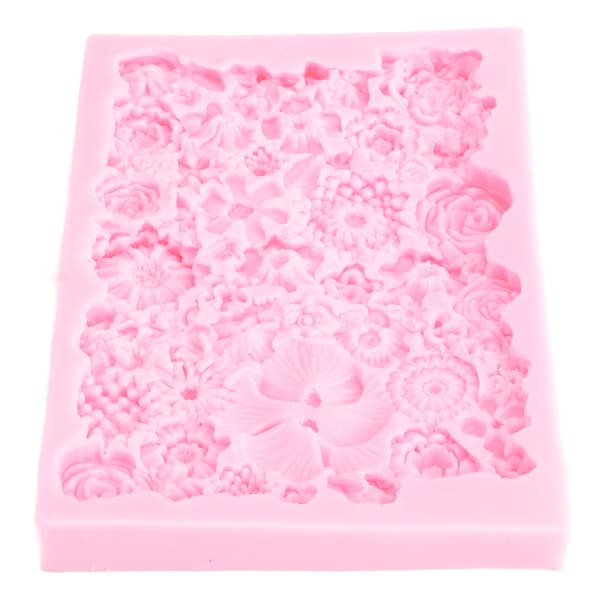 Fondant Form Stick Proof Easy Release Odorless Silicone DIY Baking Mold for Chocolate Cake Cupcake Decoration