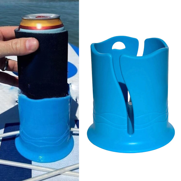Kajak Drikkedurksholder TPR Anti-Slip Elastisk Let at Installere Paddle Board Drikkedurksholder til Udendørs Paddleboard