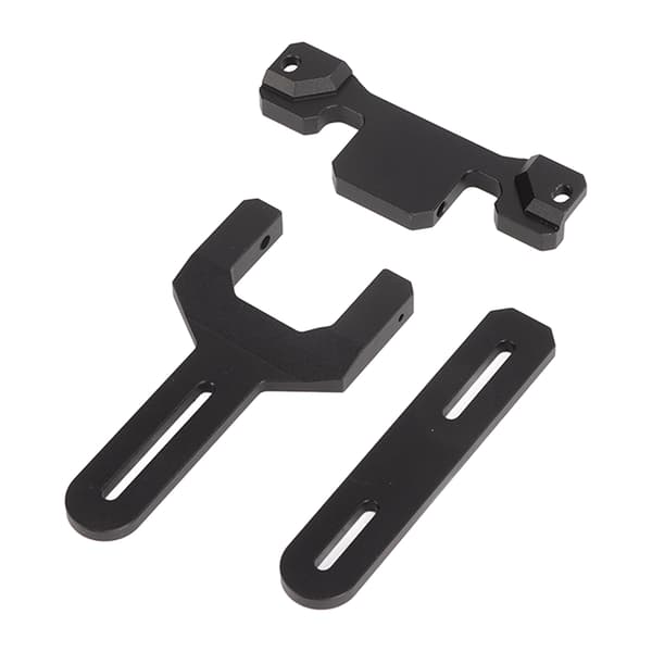 RC Skalsupportmontering Aluminium Legering CNC-Bearbejdning Beslag Stativ RC Bil Reparationstilbehør til YK 4082 Sort