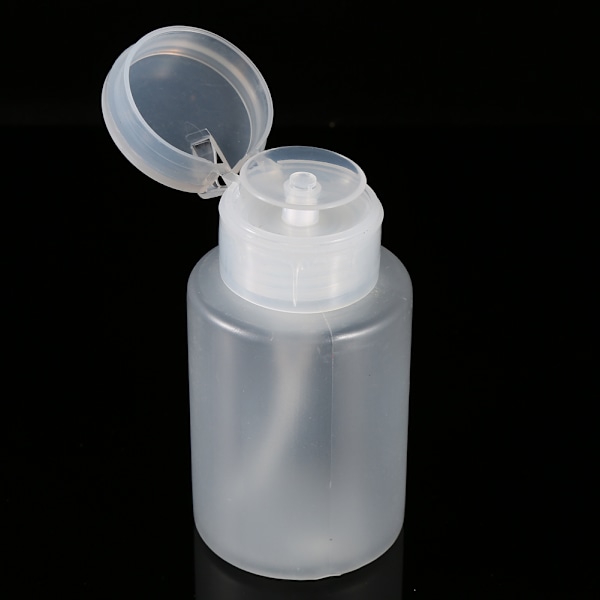 1 st 150 ml moderiktig manikyr tom flaska för nagelkonst polish remover pump dispenser